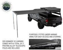 Load image into Gallery viewer, Nomadic Awning 2.0 - 6.5&#39; With Black Cover Universal

