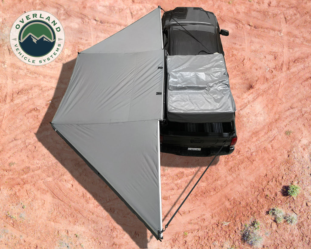 Nomadic 180 Awning Dark Gray with Bracket Kit