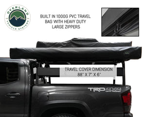 Nomadic 180 Awning Dark Gray with Bracket Kit