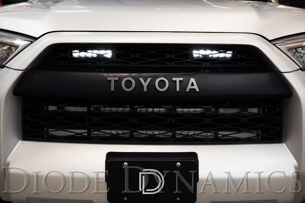 DIODE DYNAMICS SS6 SAE/DOT LED Lightbar Kit for 2014+ Toyota 4Runner, SAE/DOT AMBER Driving