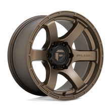 Load image into Gallery viewer, FUEL RUSH MATTE BRONZE 17X9 0 OFFSET PREORDER
