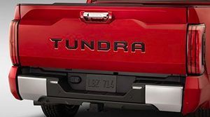 Toyota OEM Tundra Tailgate Insert Badge - Black | 2022+ Toyota Tundra (PT948-34220-02) Preorder