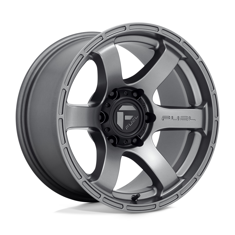 FUEL OFF ROAD D767 RUSH MATTE GUN METAL 17X9 6X139.7 5.04 1mm – MJ