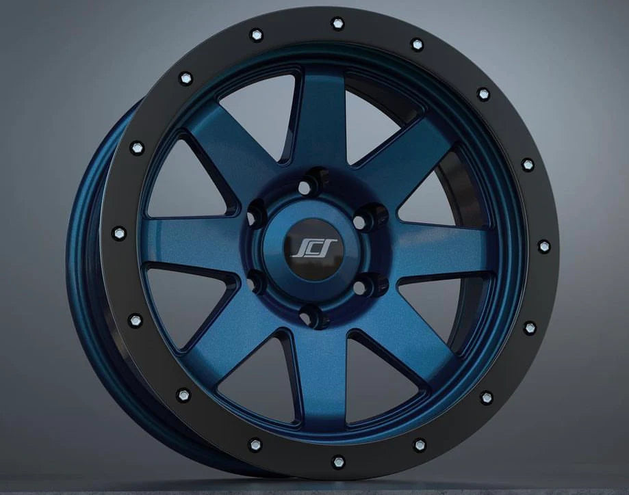 Stealth Custom Series SR8 17X8.5 -10 Stealth Blue Set of 4