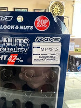 Load image into Gallery viewer, RAYS L42 LUG NUTS 14×1.5 20 PC WITH LOCKS
