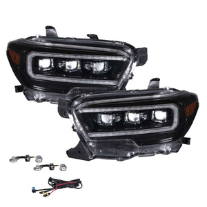 FORM LIGHTING 2016-2023 TOYOTA TACOMA SEQUENTIAL LED PROJECTOR HEADLIGHTS (PAIR)