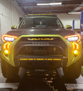 Morimoto 4Banger HXB Led Pods SAE Wide /Yellow Set FOGS 2010+ 4Runner 2012+ Tacoma