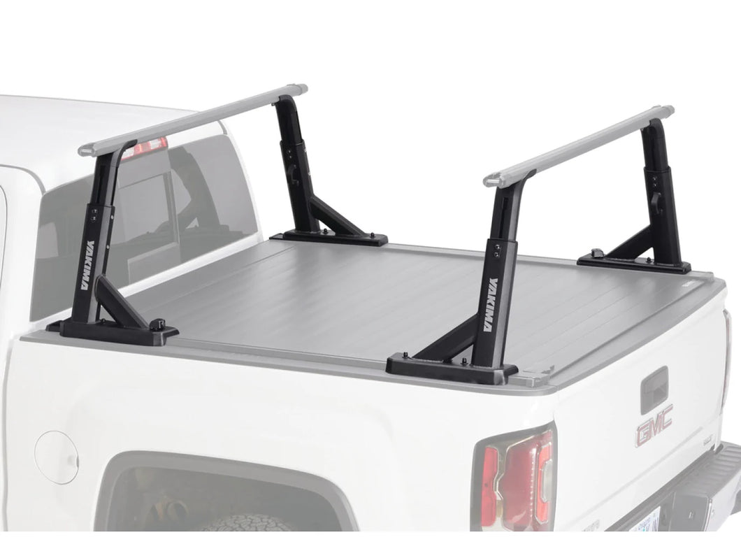 YAKIMA OverHaul HD Toyota Tacoma 2016-2023 Double Cab 4DR Adjustable Truck Bed Ladder Full Rack Kit - Aluminum - 500 lbs - 60