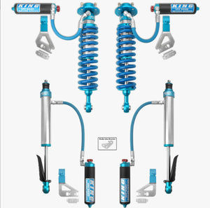 King Suspension Kit 2022 Up Toyota Tundra 2.5 RR Coilover & Rear Shocks