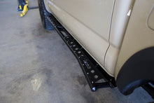 Load image into Gallery viewer, C4 FABRICATION - TACOMA ROCK SLIDERS / 3RD GEN / 2016+ ACCESS CAB LONG BED/DOUBLE CAB SHORT BED WITH STEP PLATES POWDER COATED PREORDER
