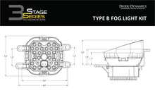 Load image into Gallery viewer, DIODE DYNAMICS Stage Series 3&quot; SAE/DOT Type B Fog Light Kit PRO
