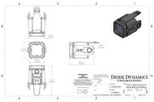 DIODE DYNAMICS HitchMount LED Pod Reverse Kit for 2014-2023 Toyota 4Runner